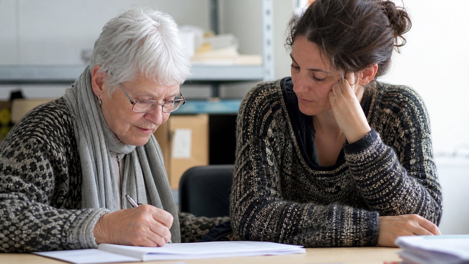 Membres fondateurs signant les statuts d'une association autour d'une table en réunion